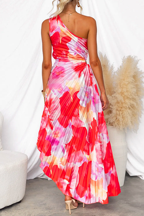Yanira™ | One-Shoulder Pleated Dress