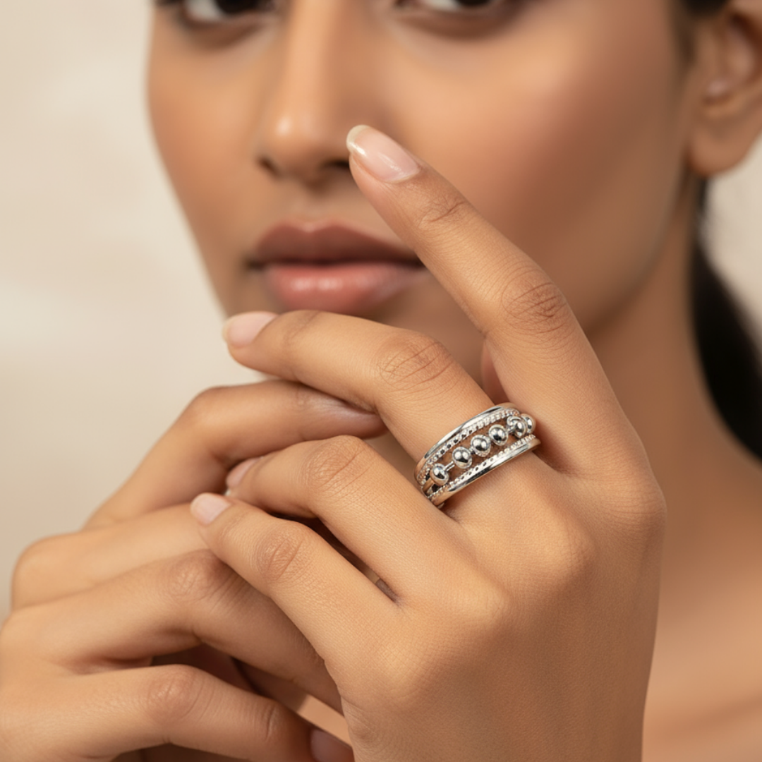 Calmiva – Adjustable Anti-Anxiety Fidget Ring