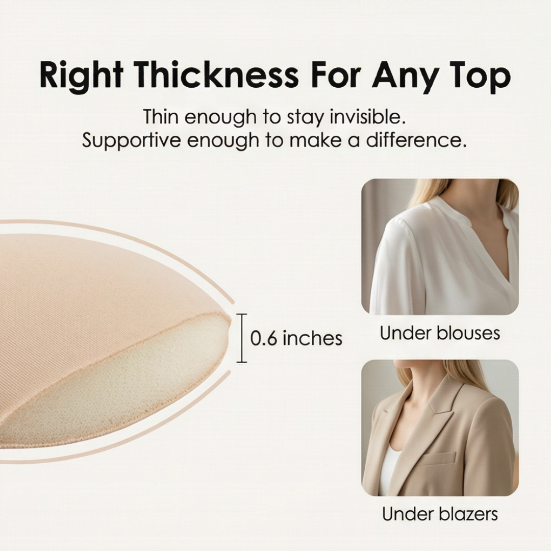 Liftline – No Sew Shoulder Pads for Balanced Shoulders