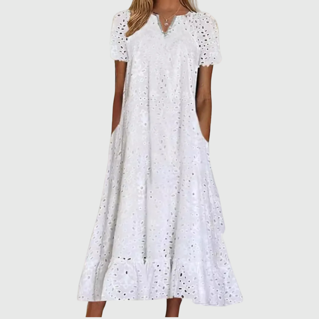 April | Elegant and Flowing Midi Dress