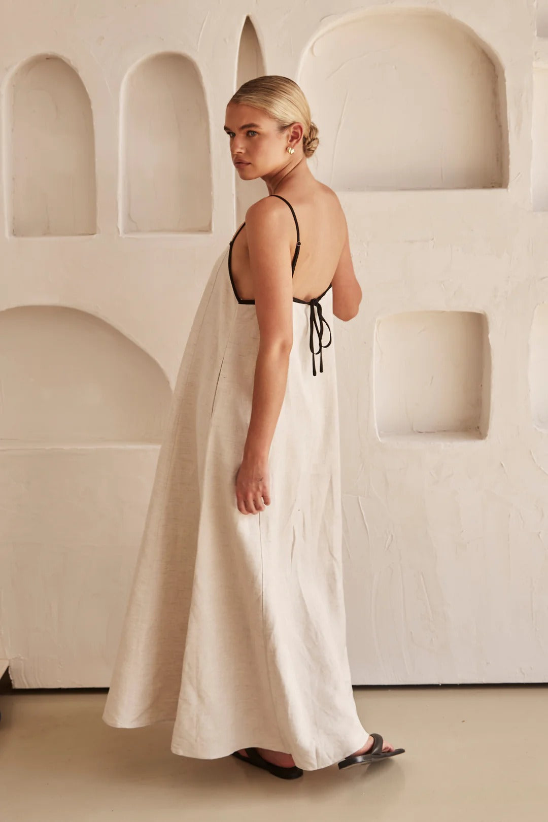 Amber | Women's Spaghetti Strap Maxi Wedding Guest Dress