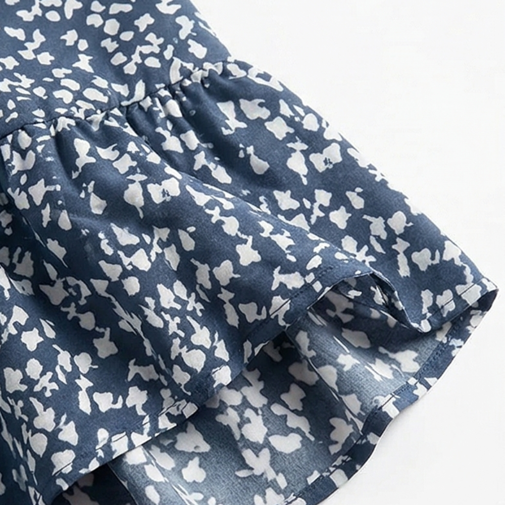 Bellora – Breezy Floral Midi Dress with Ruffle Hem