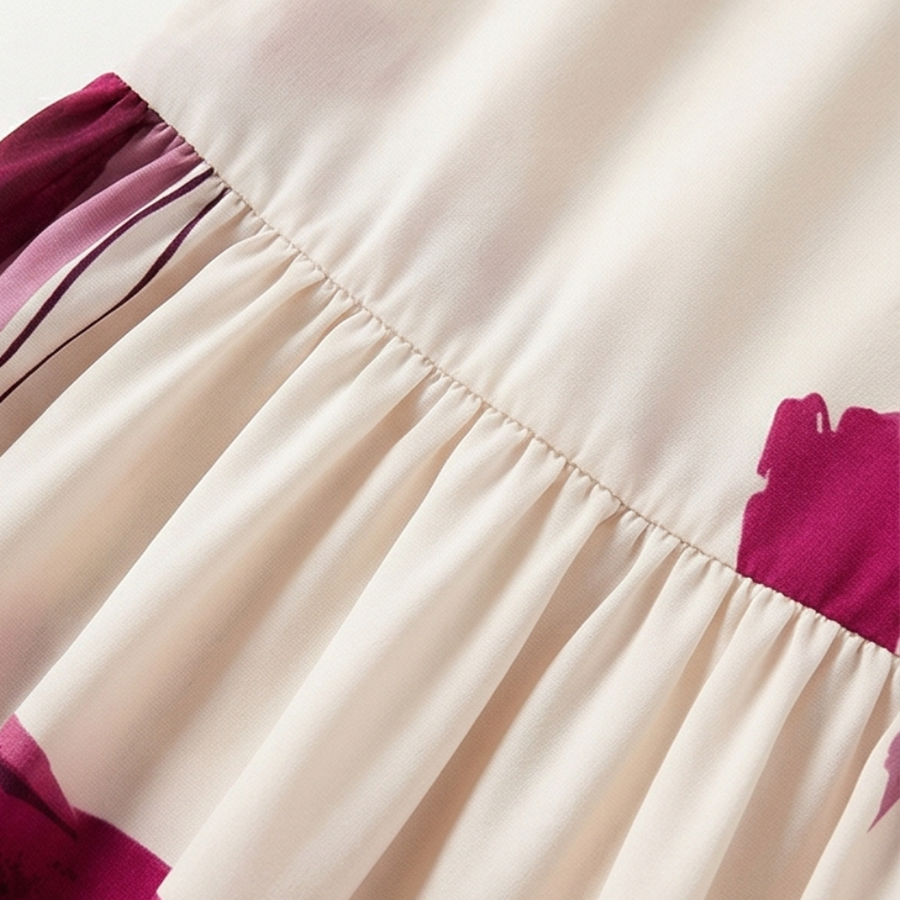 Floressa – Abstract Floral Maxi Dress