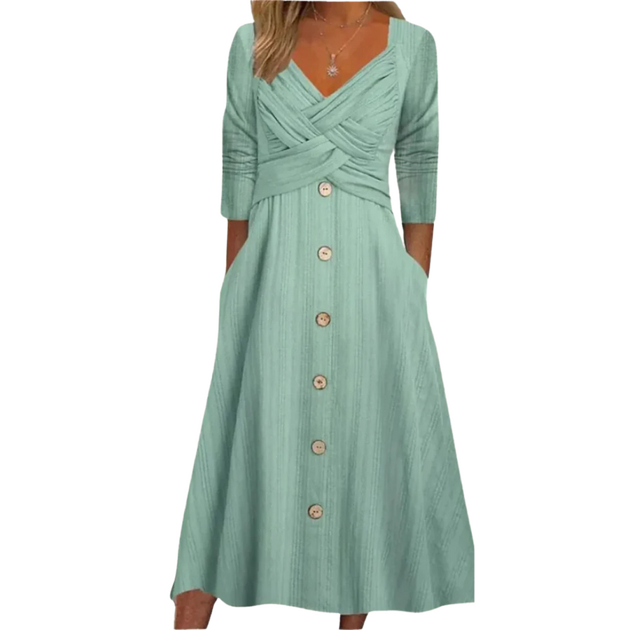 Ella™ - Elegant tummy coverage dress