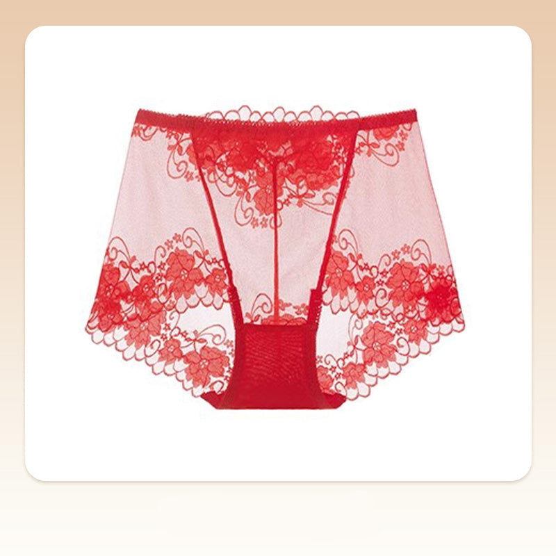 Lunalace - Women's High Waist Lace Panties