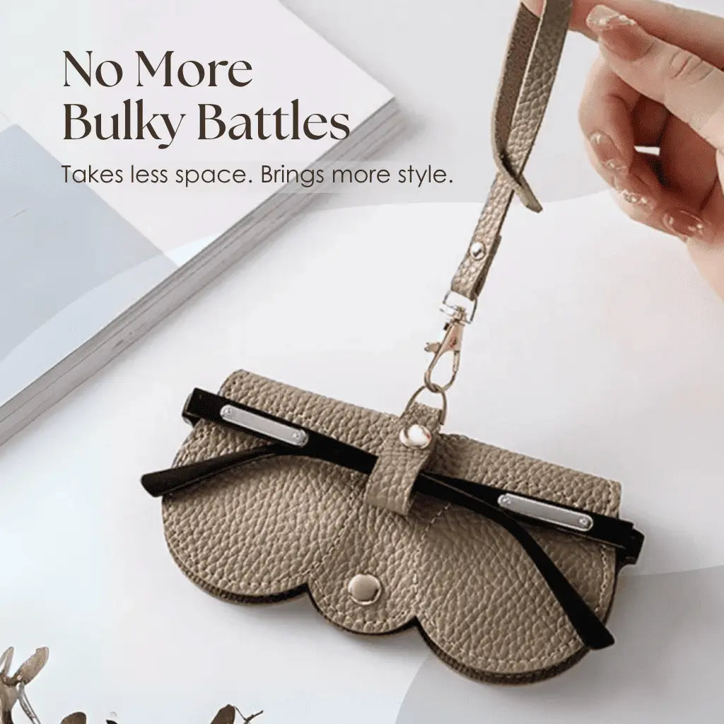 Brandary - Soft PU Leather Sunglasses Pouch