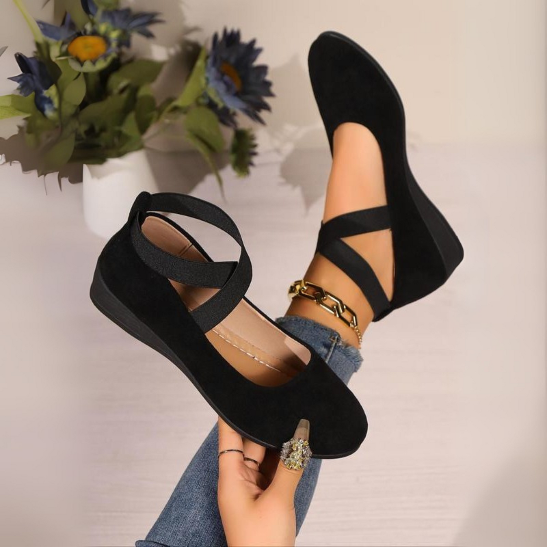 Calerinne™ | Closed Wedge Ballerina Shoes