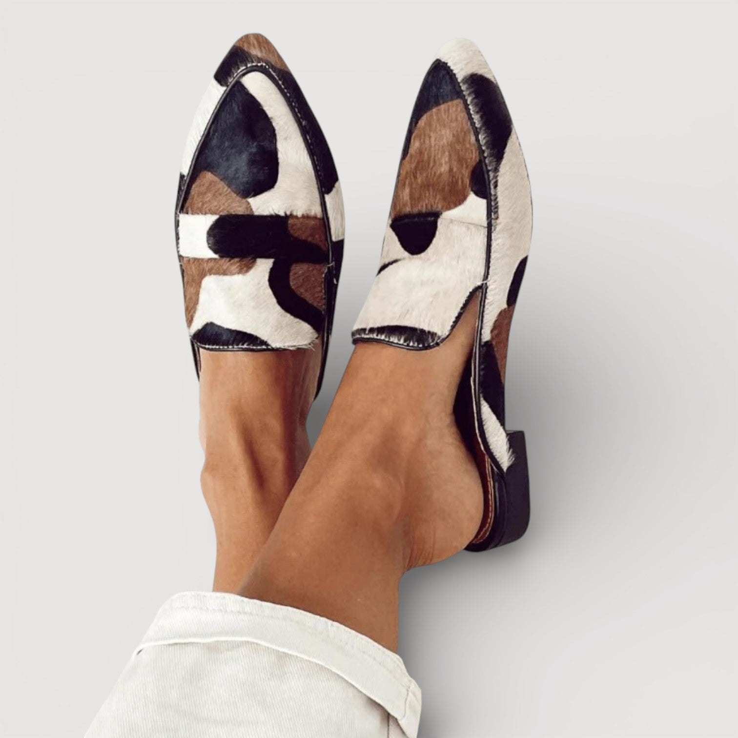 Velle™ | Cow Statement Loafers