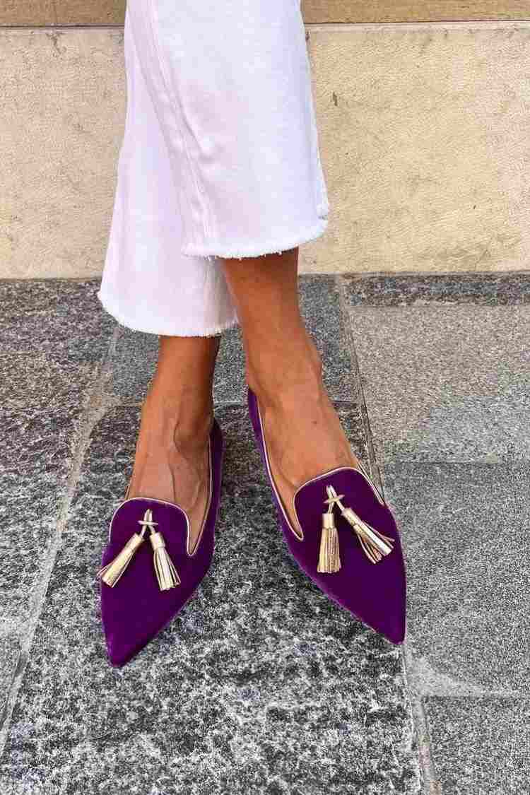 Portia - Boho Fringe Moccasins