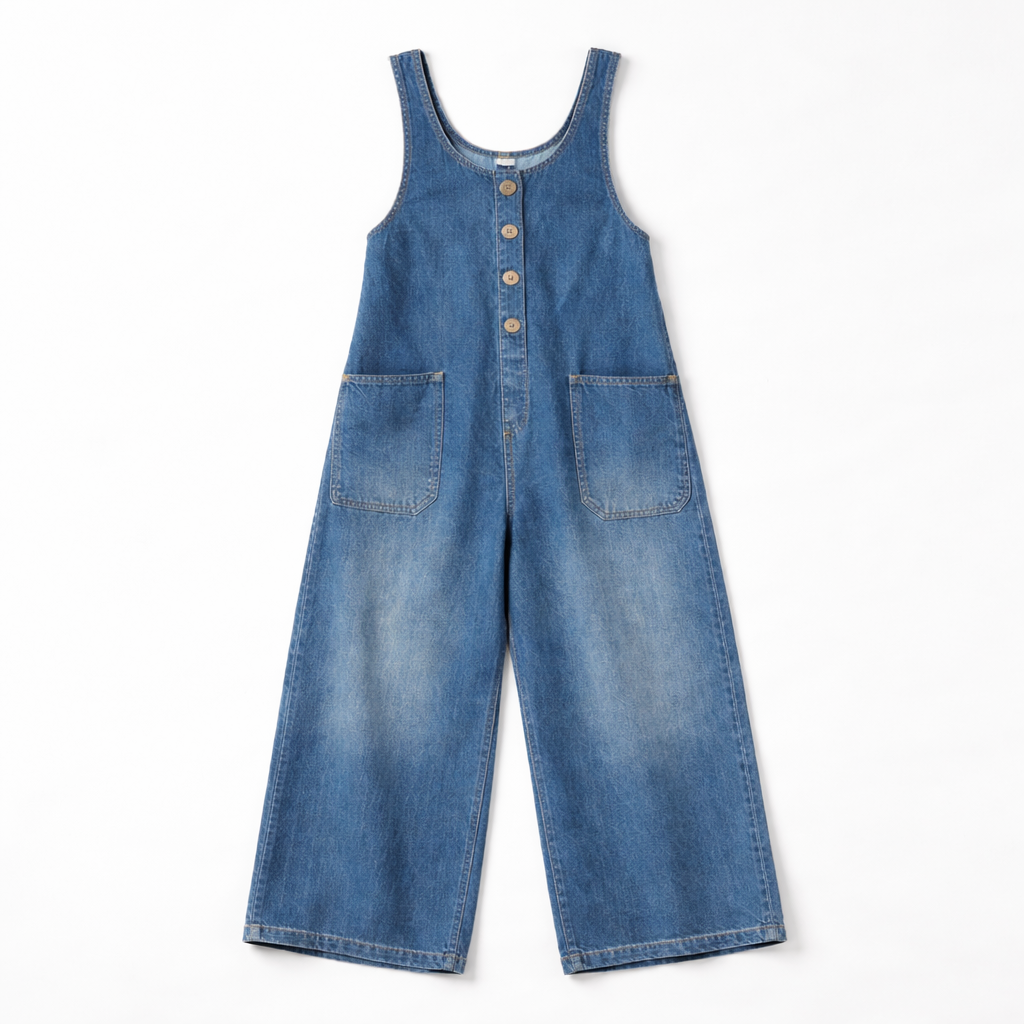 Lenna - Relaxed Denim Jumpsuit