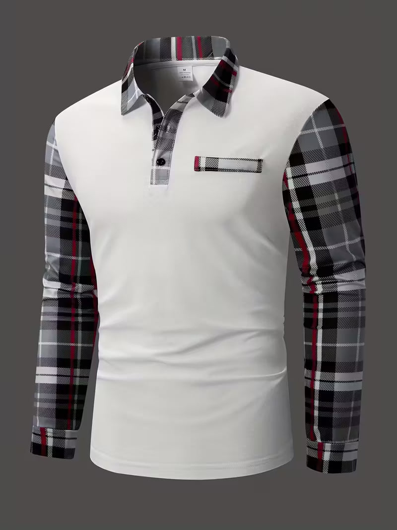 Yiannis - Long Sleeve Shirt with Chest Patch