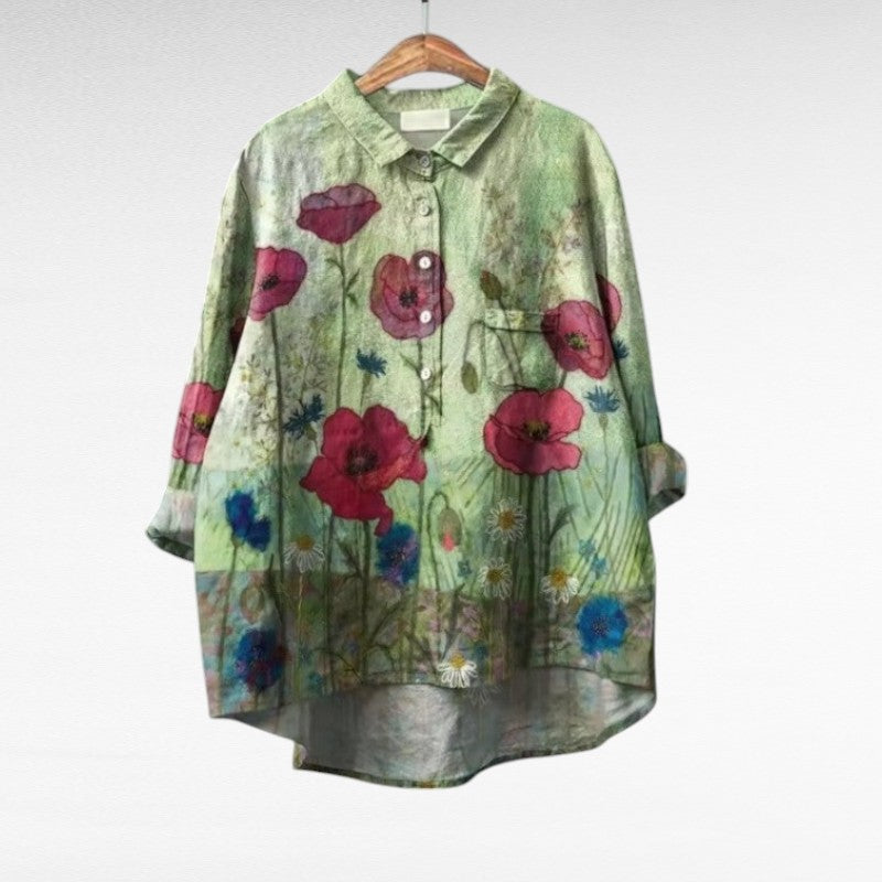 Juliette | Elegant Summer Linen Blouse