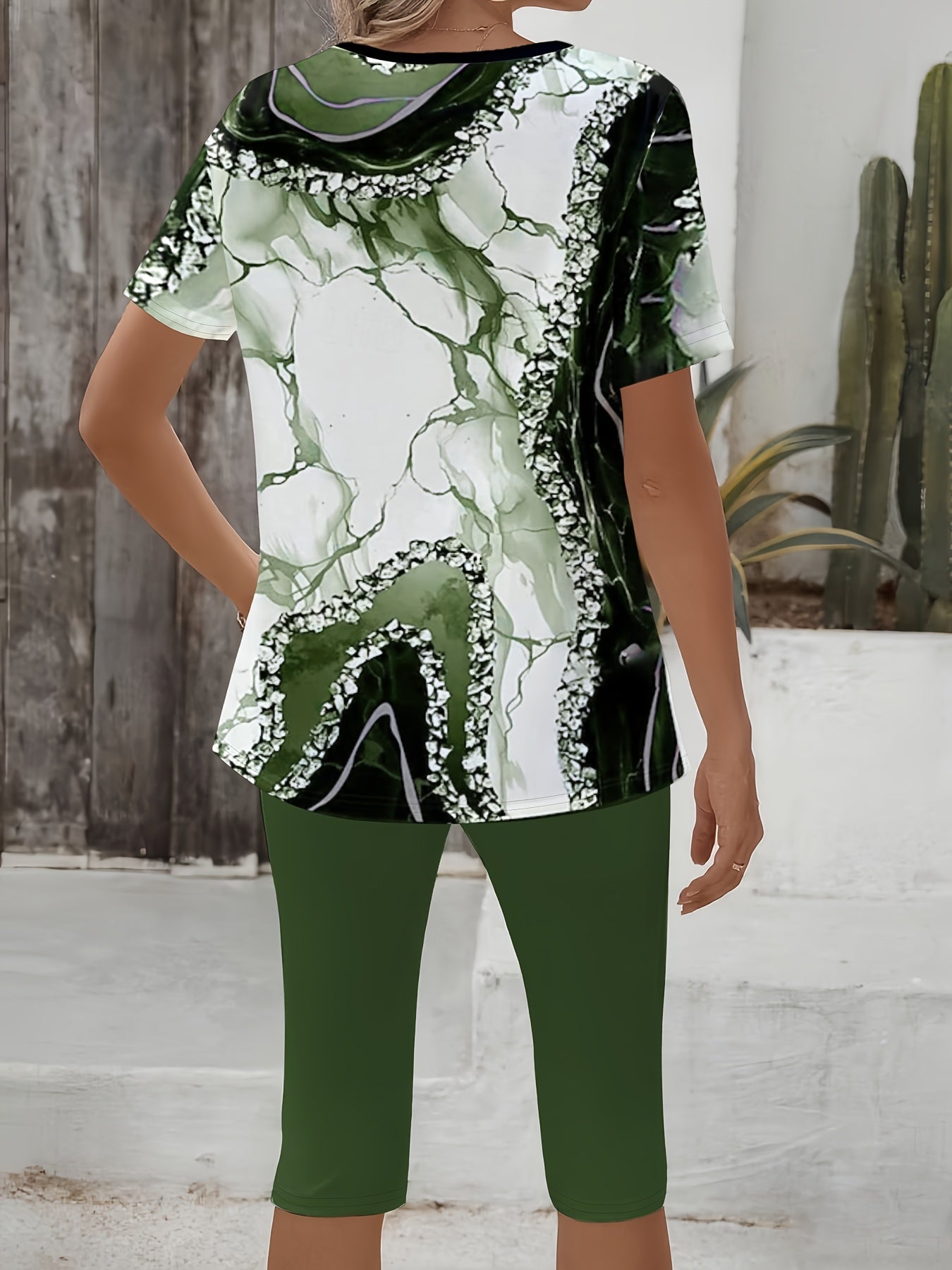 Luna™ | Two-Piece Printed Stretch Set