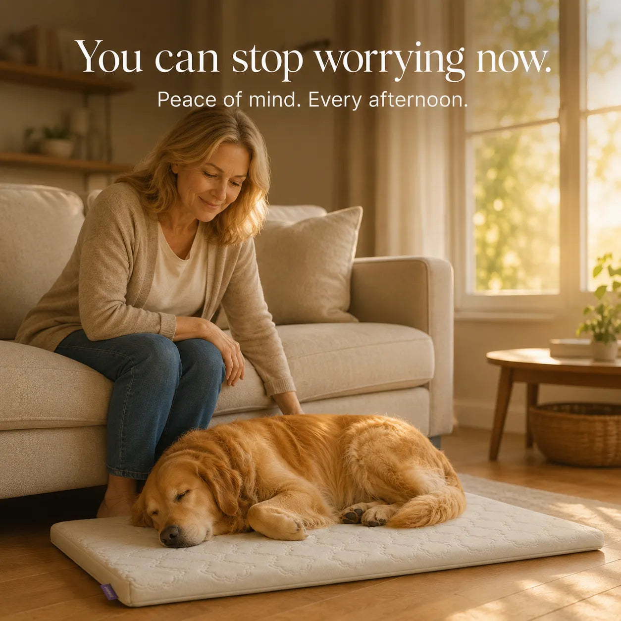 Coolava – Instant Cooling Pet Mat for Dogs and Cats, Scratch-Resistant