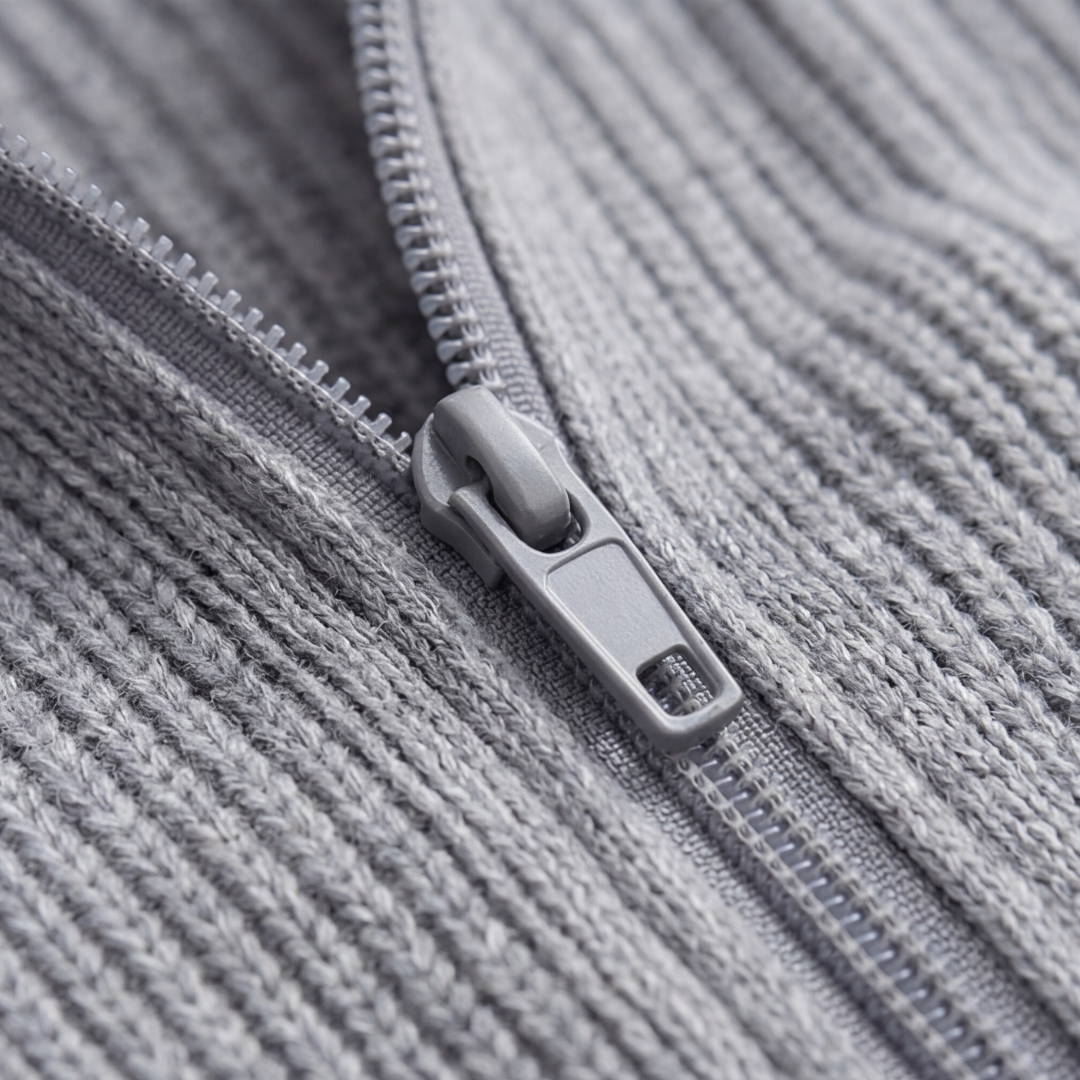 Covena – Soft Knit Zip Up Cardigan with Pockets