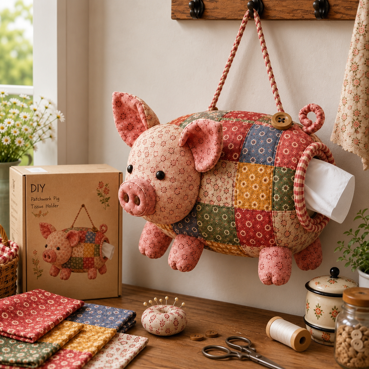Finchling – Animal Tissue Holder  Sewing Kit That Actually Gets Finished