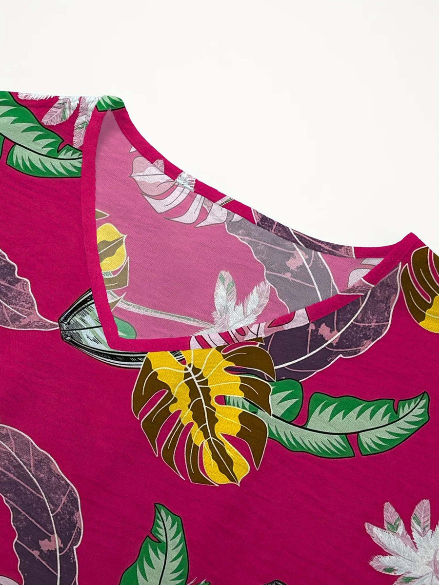 DONNA | Tropical Botanical Dress