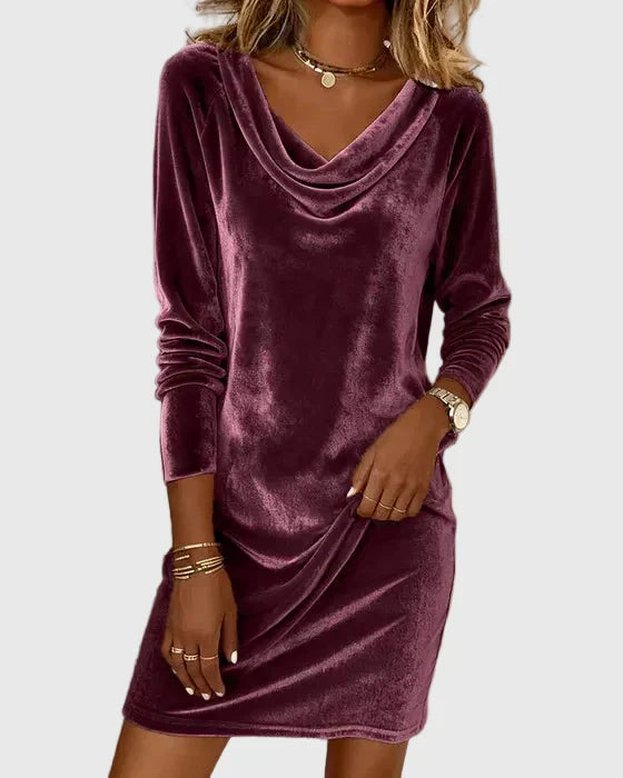 Frosina | Velvet Dress Loose Fit