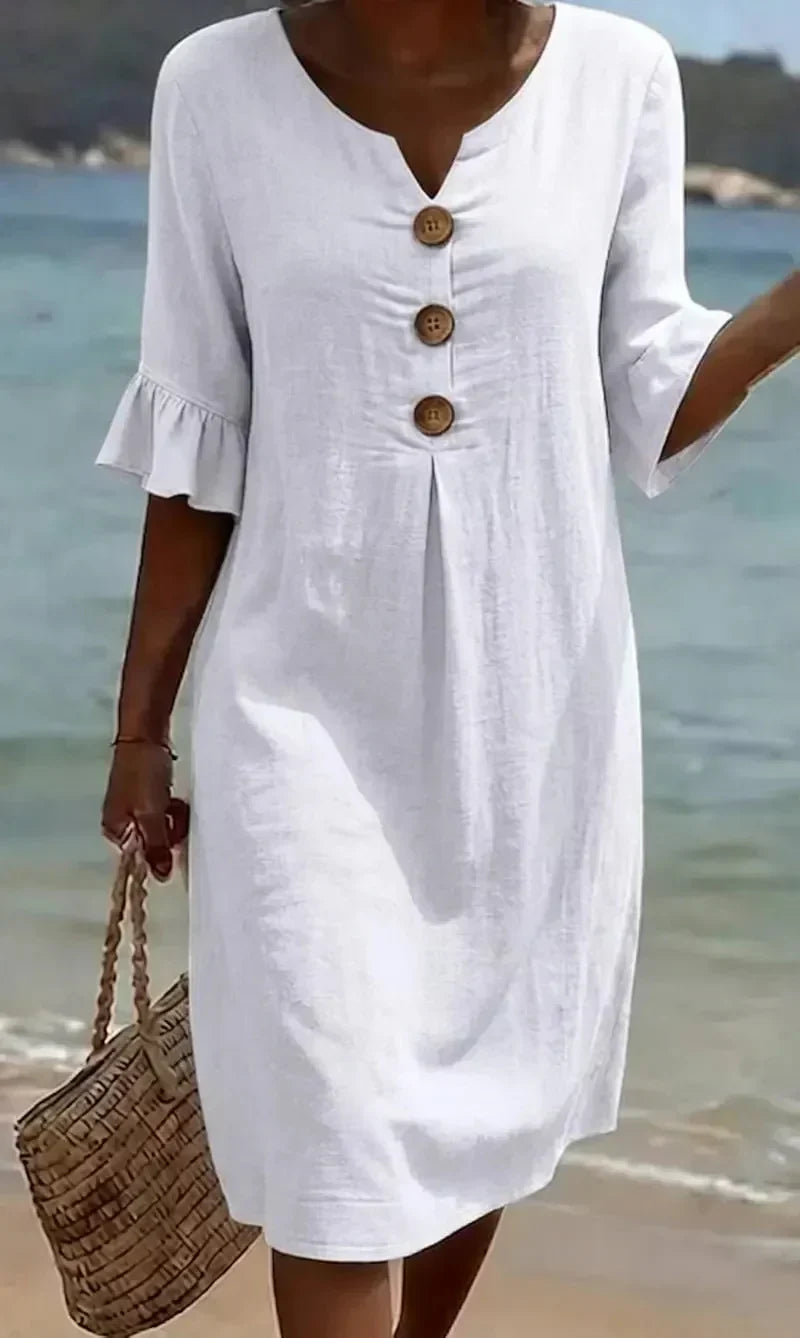Radmila™ - Textured Long Sleeve Dress