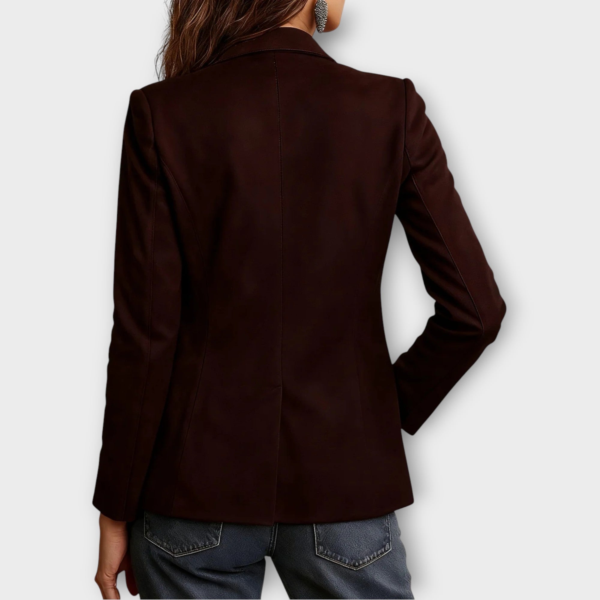 Brown Vintage Suede Blazer