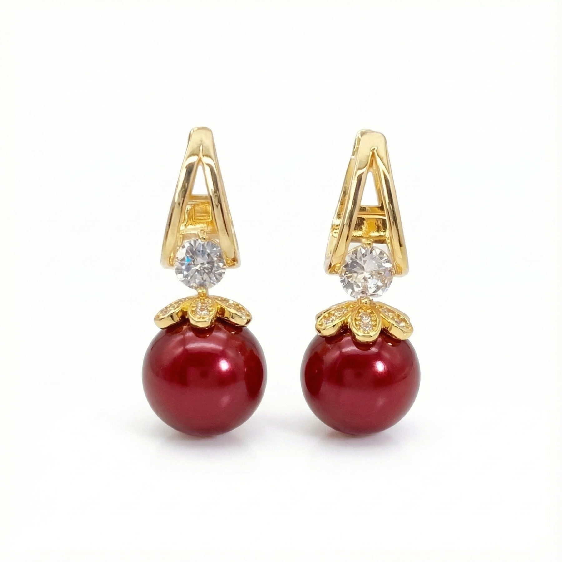Lumara - Elegant Pearl Drop Earrings