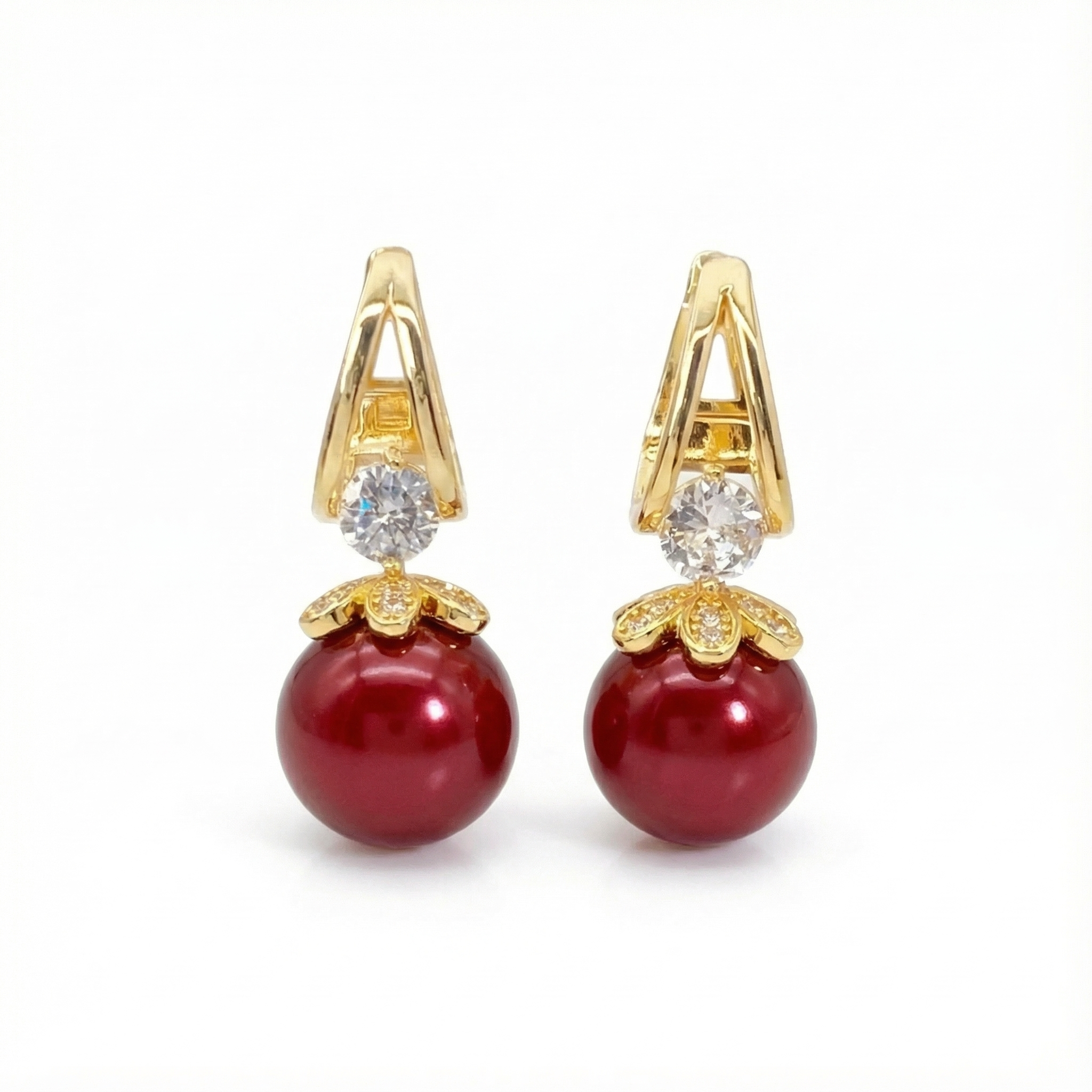 Lumara - Elegant Pearl Drop Earrings