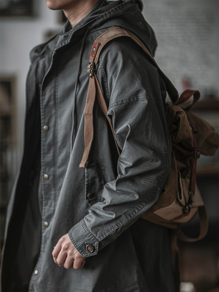 Engelbert - Fishtail Hooded Parka Windproof Jacket