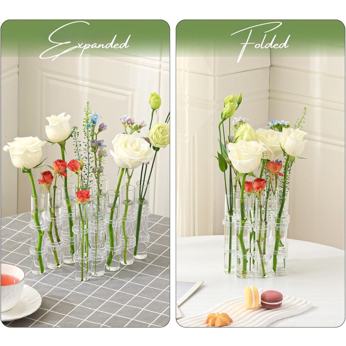 Florenza - Foldable Glass Vase for Bouquet Arrangements