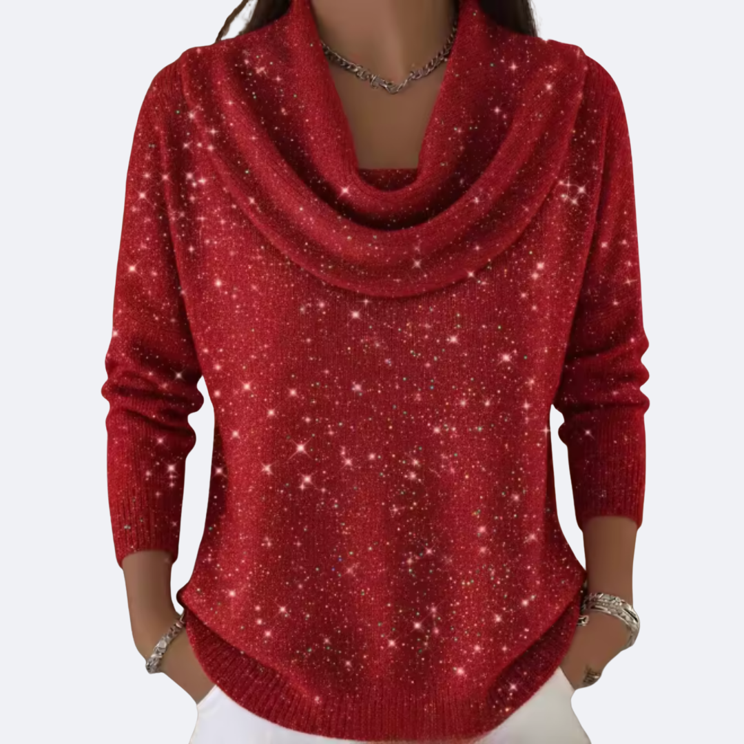 LANA - Elegant Sweater with Sparkling Details