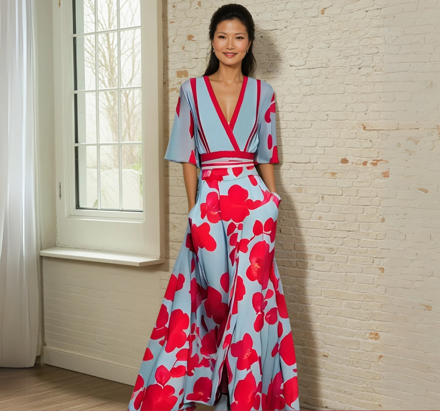 Poet – Elegant Floral Dress