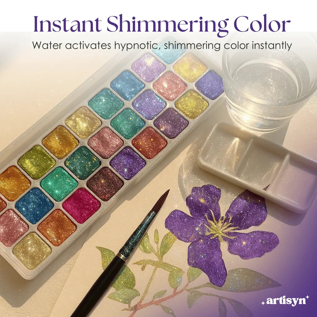 Artisyn - Iridescent Watercolor Paint Set