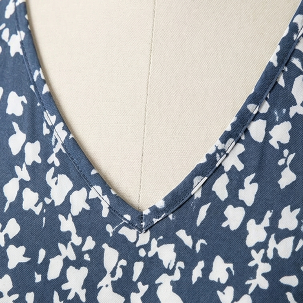 Bellora – Breezy Floral Midi Dress with Ruffle Hem