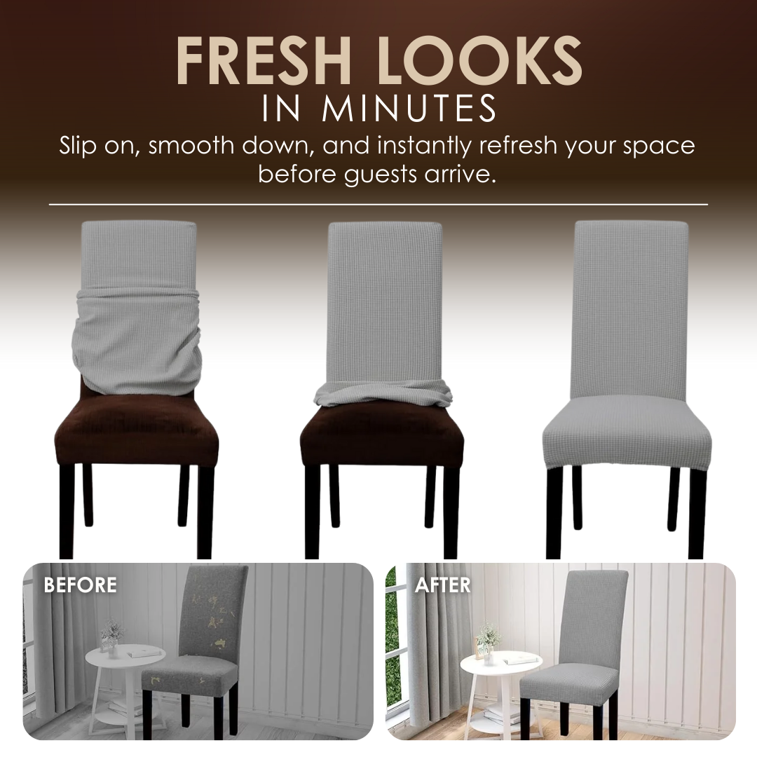 Chairmella - Premium Jacquard Stretch Chair Covers
