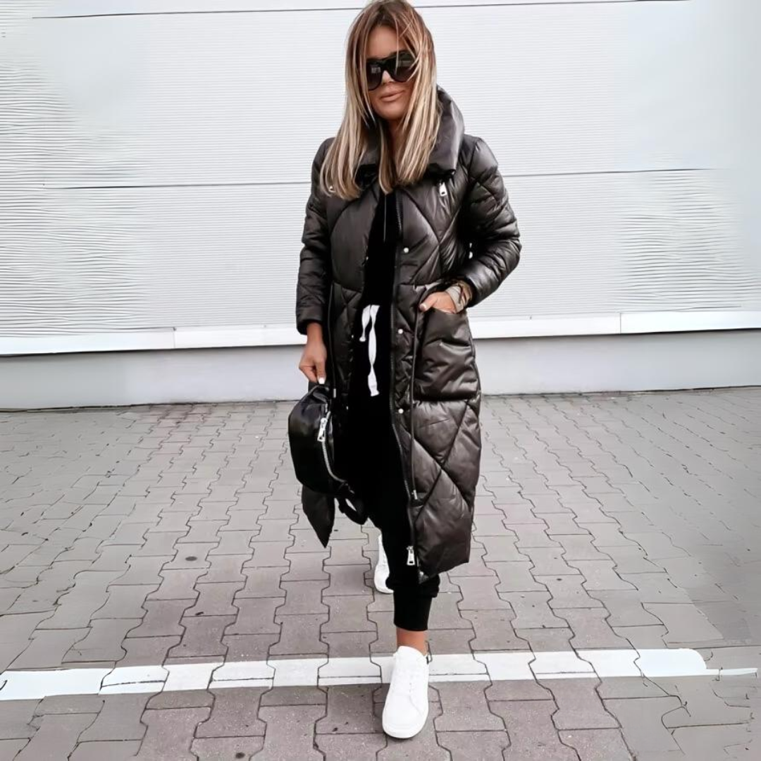 Noiréa™ | Elegant Quilted Jacket
