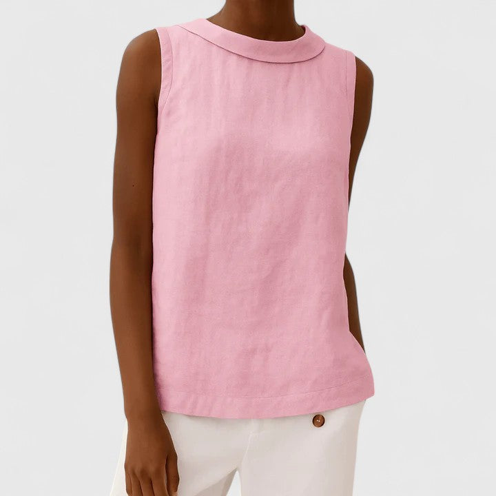 MIA – CLASSIC EASE SLEEVELESS BLOUSE