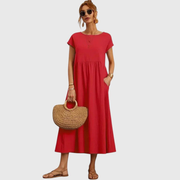 HARPER – EASY FLOW MIDI DRESS