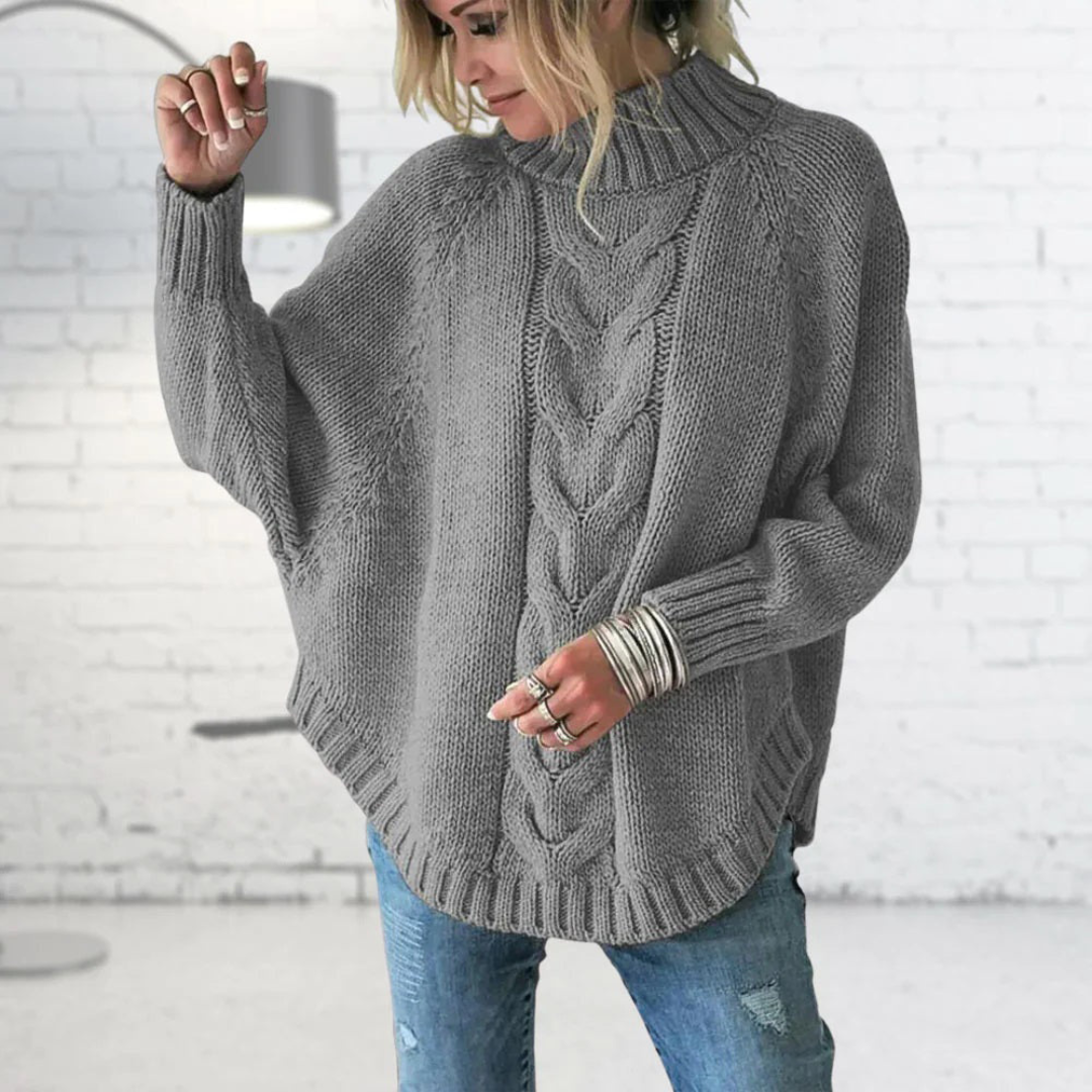 Delusion™ | Knitted Sweater with Cable Pattern