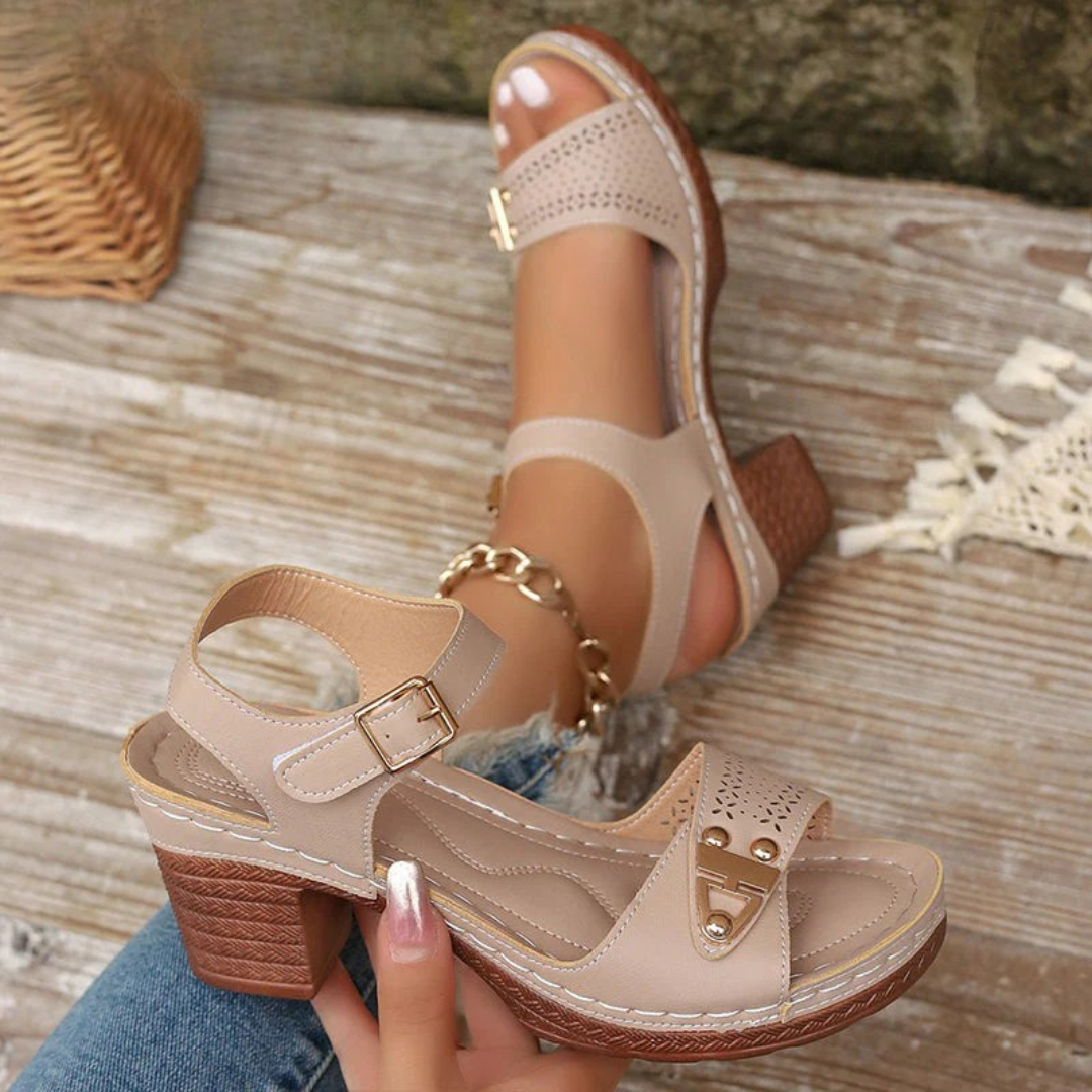 Raya™ | Orthopedic Sandals with Block Heel