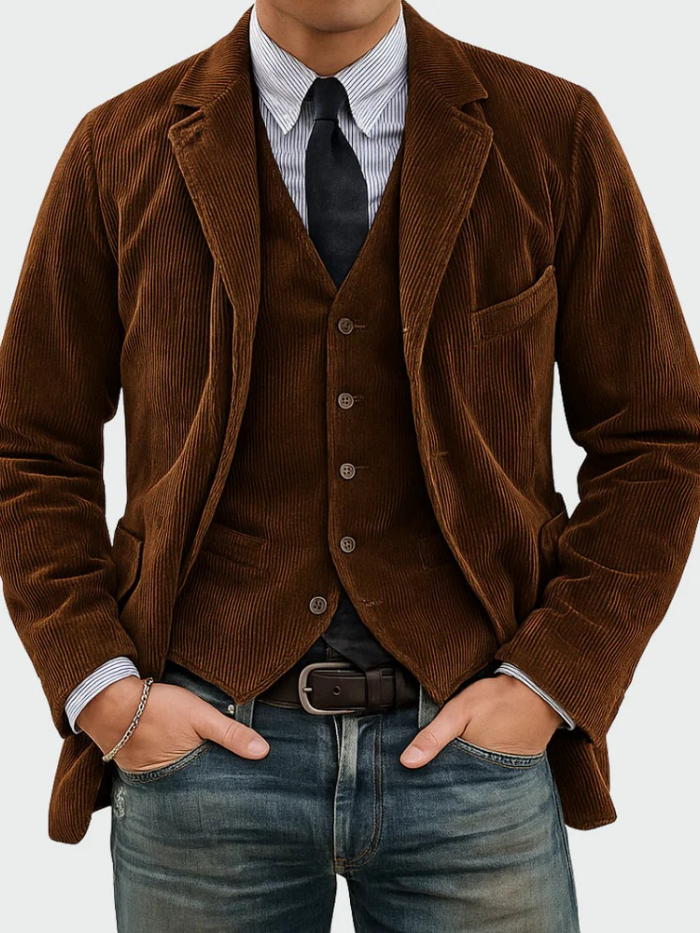 WAYNE™ | Premium Layered Blazer with Tailored Elegance