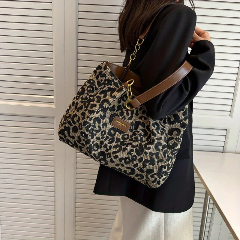 Flora™ | Stylish Leopard Print Bag