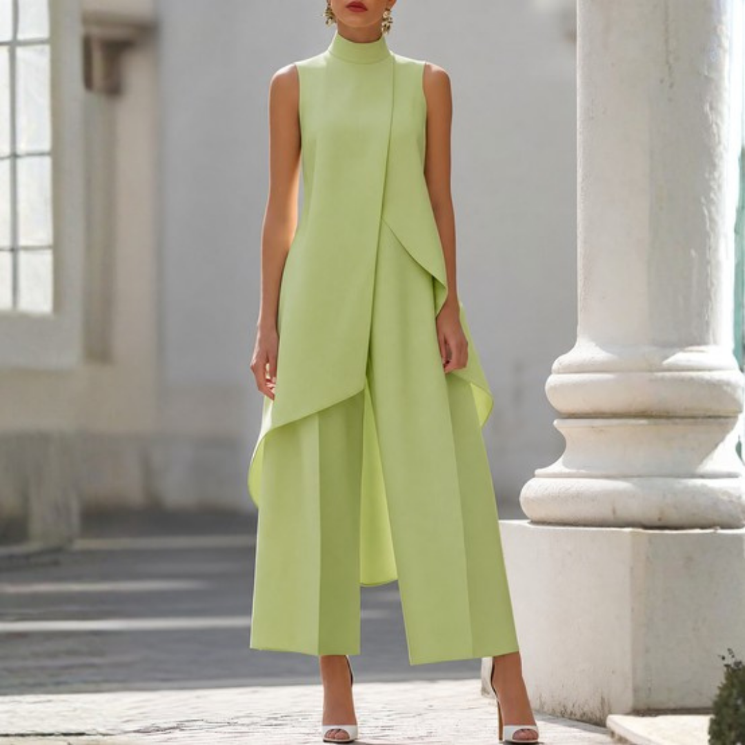Viviana | Elegant Drop-Waist Jumpsuit