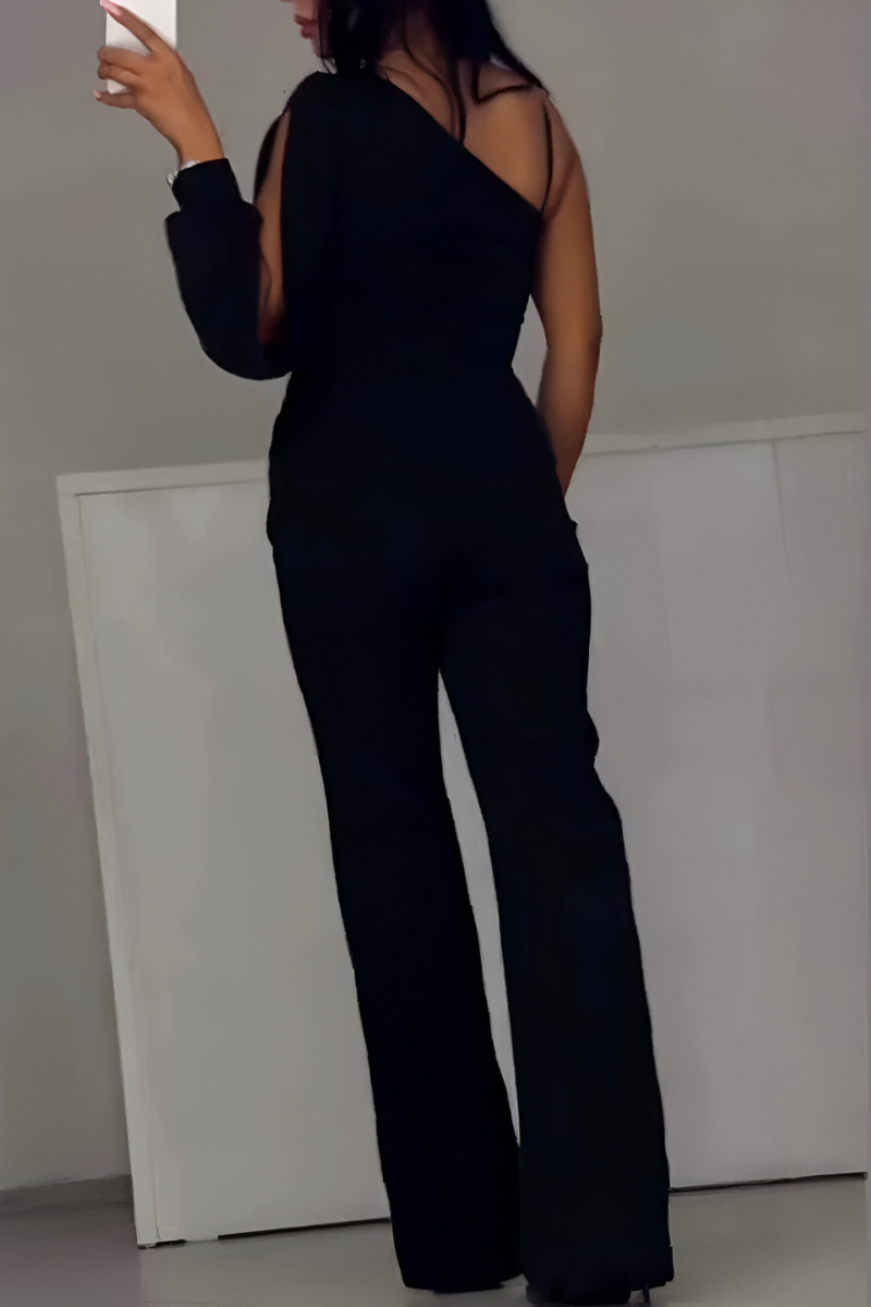 Yasmira | Women's Elegant Jumpsuit with Asymmetrical Design