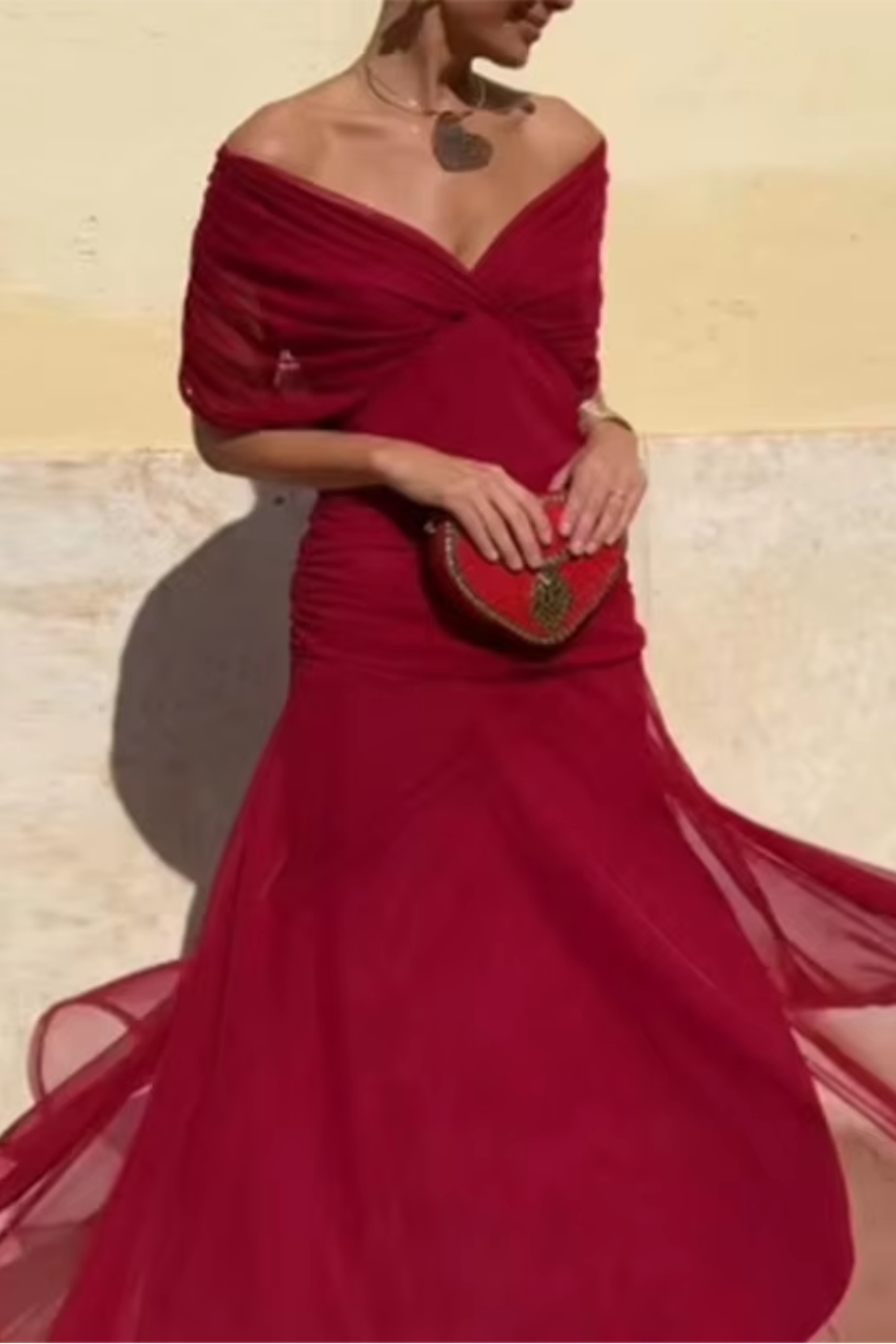 ANA | ELEGANT MAXI PLEAT DRESS