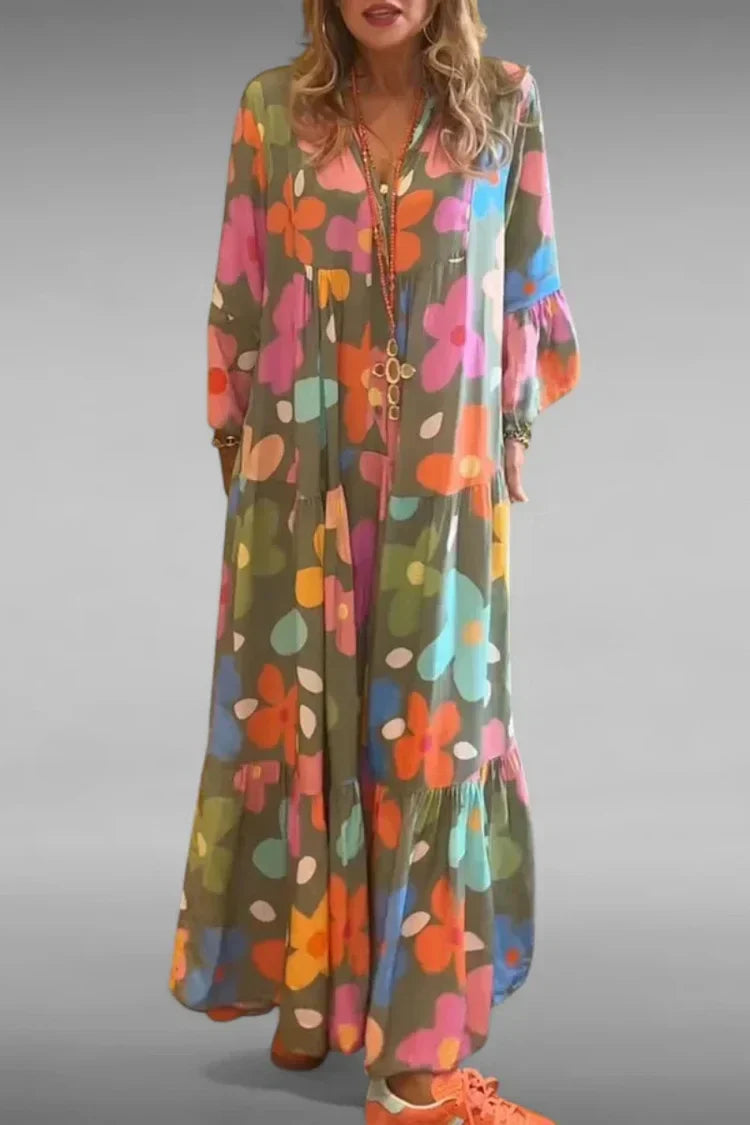 Floral Dream | Comfortable Fit Maxi Dress