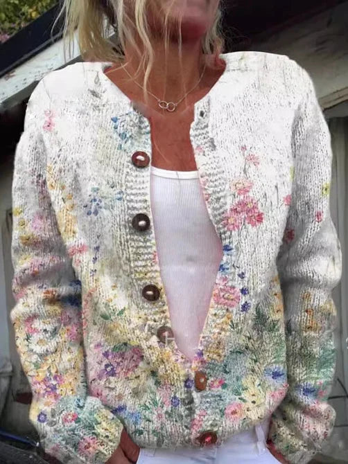 Irma™ | Vest with Floral Pattern