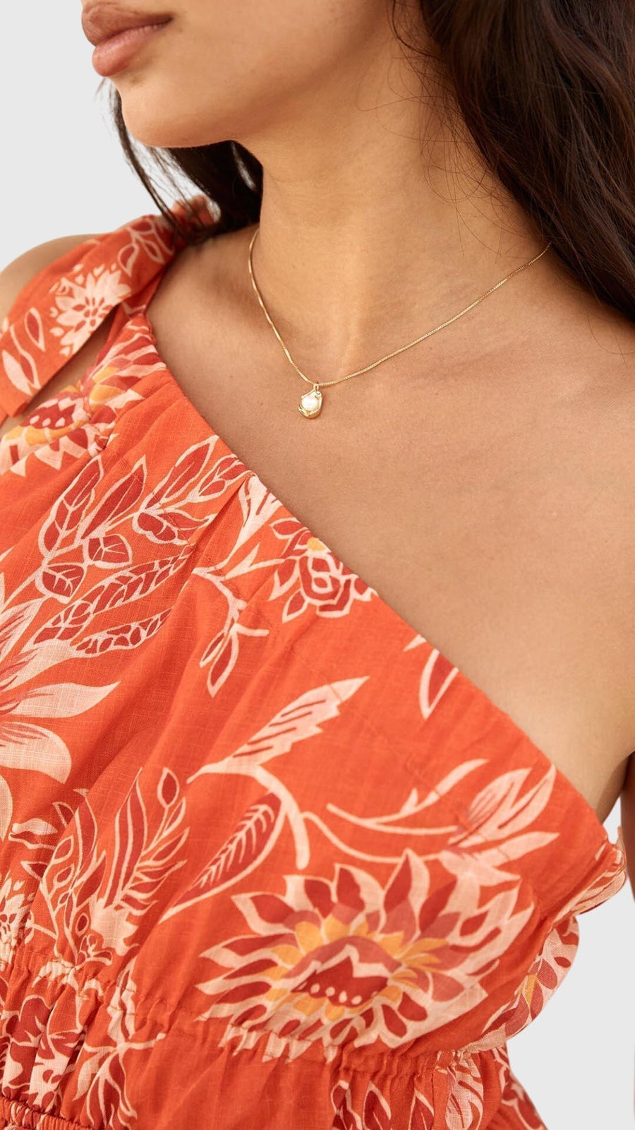 Bailey | Necklace with Golden Pearl Pendant