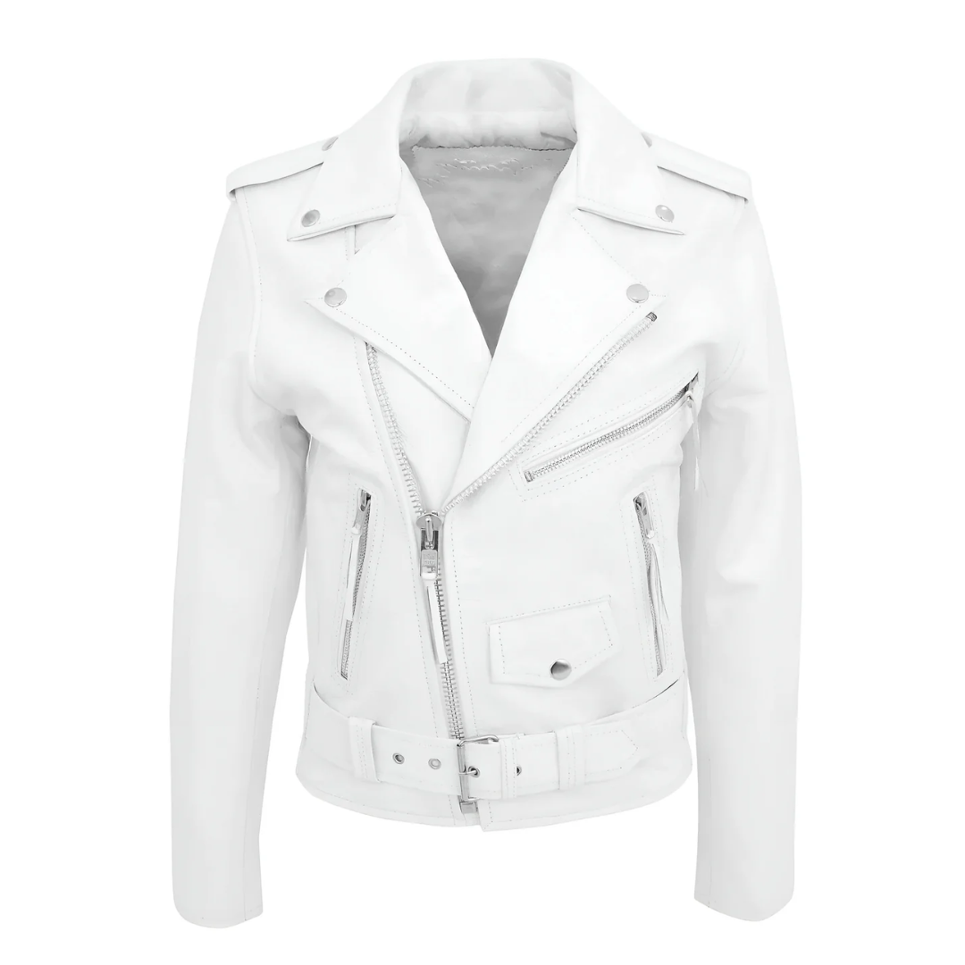RYDER – CLASSIC BLACK LEATHER BIKER JACKET
