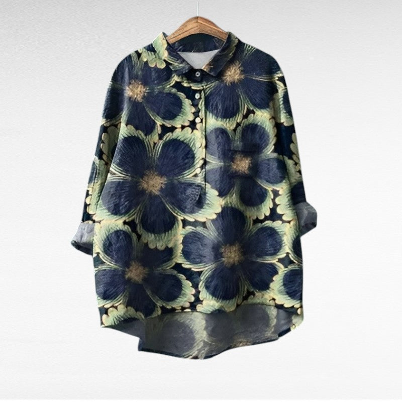 Kamil | Elegant Summer Linen Blouse