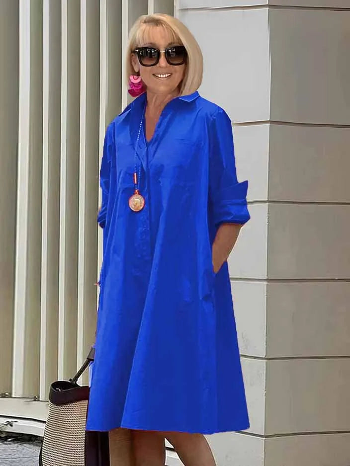 AMY – MODERN CHIC SHIRT DRESS
