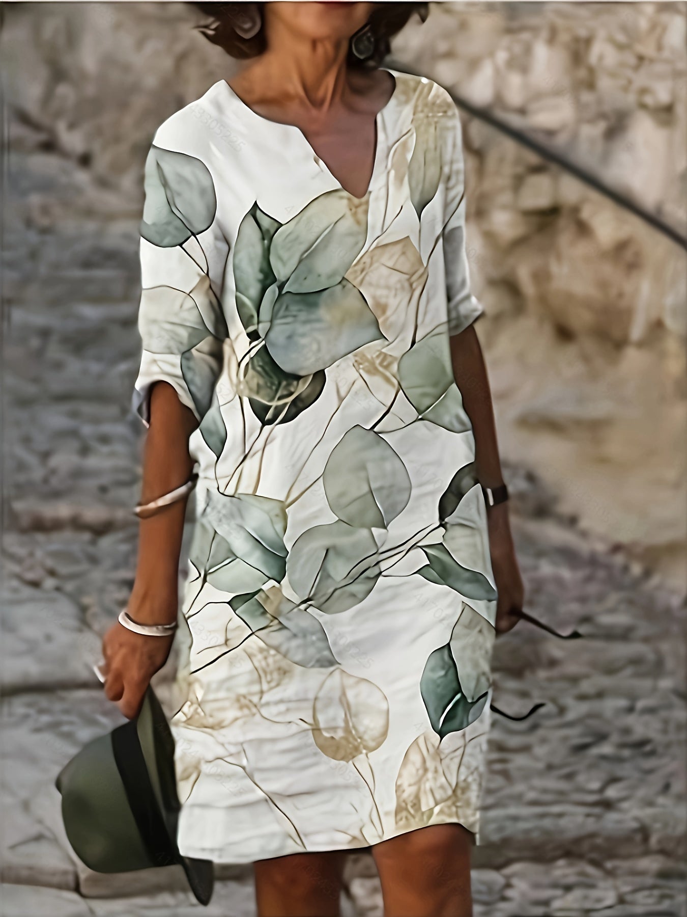 JOYCE | Botanical Cap Sleeve Dress